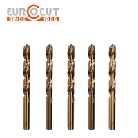Foret hélicoïdal EUROCUT 3/8 pouce en cobalt HSS M35/M42 haute dureté pour acier inoxydable et fonte