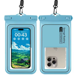 Sac étanche universel pour téléphone portable, flottant, à la mode, pour activités <span class=keywords><strong>de</strong></span> plein air, IPX8, pochette sèche pour natation, plongée, surf, camping, randonnée, avec fermeture éclair et fermoir - Product Image 3