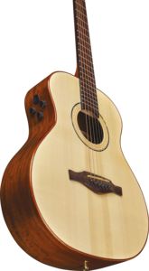 EKO GUITARS Marco Polo so HQ Guitare de voyage tout-solide avec système Fishman Flex Blend Table en épicéa et poupée acoustique - Product Image 4