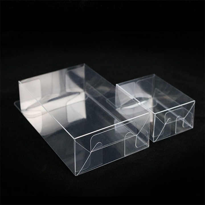 Transparent Plastic Pet Transparent Flat Color Printing Box Customized Pvc Hook Type Transparent Packaging Box