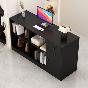 Tư vấn tiền mặt bàn tiếp tân cửa hàng quần áo sang trọng di động quầy bar cửa hàng tiệm hớt tóc Salon bàn tiếp tân - Product Image 4