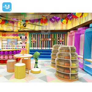 Tienda de regalos de globos personalizada, muebles de exhibición, tienda de juguetes para niños, diseño de interiores, decoración de tienda de fiesta de disfraces de moda - Product Image 1