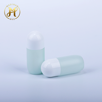 Flacon Roll-on Rond en Plastique Vide de 30 ml, Coloré, avec Bouchon à Vis, Idéal pour Parfum, Huile Essentielle, Lotion, Soins de la Peau - Vente en Gros