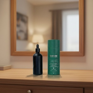 5ml 10ml 15ml 20ml 30ml 50ml 100mlUV Protection Matte Black Glass Cosmetic Oil Dropper <b>Bottle</b> Lotion Spray <b>Pump</b> <b>Bottle</b> Container - Product Image 1