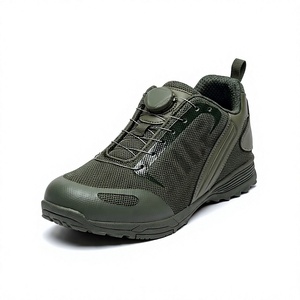 Botas tácticas de malla de camuflaje SF42 710, transpirables para exteriores, para todas las estaciones, verdes, para senderismo, calzado deportivo de verano con cierre. - Product Image 3