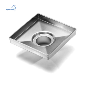 Grille de drain de sol carrée en acier inoxydable de haute qualité 15x15cm pour <span class=keywords><strong>douche</strong></span> - Product Image 4