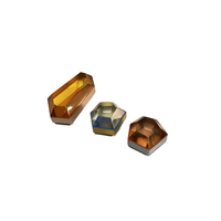 Présentoir de bague de bijoux teint en acrylique de luxe
