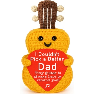 Cadeaux d'<span class=keywords><strong>anniversaire</strong></span>, cadeau de remerciement pour les nouveaux oncles, cadeau unique, drôle, mignon, fait main au crochet, sur le thème de la musique, pour homme, cadeau d'appréciation - Product Image 3