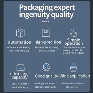 Machine d'emballage automatique à haute vitesse pour sachets de poudre (sucre, sel, piment, café) et granulés, avec scellage sur 3 côtés - Product Image 6