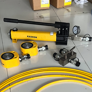 Juego completo de bomba manual hidráulica de dos velocidades con mismo diseño de <span class=keywords><strong>ENERPAC</strong></span>, juego de bomba manual con mangueras, con dos velocidades - Product Image 5