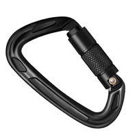 Mousqueton en aluminium à vis de verrouillage, clip porte-clés, crochet à ressort 59x100mm, accessoires de quincaillerie pour activités de plein air, escalade, randonnée, yoga, animaux de compagnie, yachts et bateaux