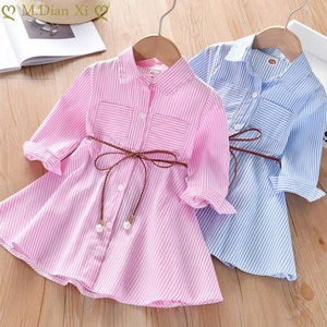 <span class=keywords><strong>Robe</strong></span> d'été rayée <span class=keywords><strong>pour</strong></span> filles, vêtements <span class=keywords><strong>pour</strong></span> enfants, col rabattu, mode printemps-été <span class=keywords><strong>2022</strong></span>, vêtements <span class=keywords><strong>pour</strong></span> bébés filles, vêtements <span class=keywords><strong>pour</strong></span> tout-petits - Product Image 1