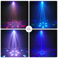 Lumière de scène laser rotative à tête mobile Bee-Eye à six faisceaux RGBW LED pour KTV Bar Indoor Party Atmosphere DMX512 Mode de contrôle