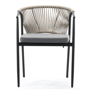 Moderno y cómodo jardín marco <span class=keywords><strong>de</strong></span> metal comedor reposabrazos silla al aire libre café restaurante <span class=keywords><strong>muebles</strong></span> para escuelas y parques - Product Image 4