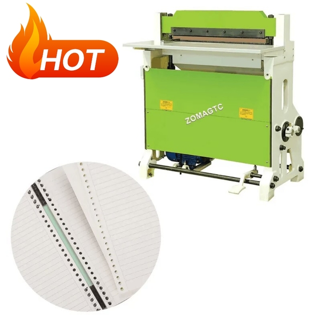 Automatic Notebook Drilling Machine Calendar A4 Paper Sheet Round Hole Punch Machine Book Punching Machine for Paper