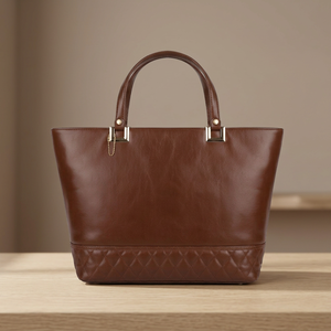 Sac à main tendance BS INTERNATIONAL pour femme en cuir véritable, imperméable, avec fermeture éclair, léger, grande capacité, sangle amovible - Product Image 1