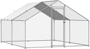 <span class=keywords><strong>Gallinero</strong></span> de metal grande con carrera, <span class=keywords><strong>gallinero</strong></span> Walkin <span class=keywords><strong>para</strong></span> patio con cubierta impermeable Spire Roof - Product Image 4
