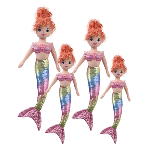 <span class=keywords><strong>Bambole</strong></span> di Sirene in Peluche Personalizzabili, Adorabili Giocattoli Morbidi Imbottiti per Bambine - Product Image 5