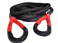 Corde de récupération cinétique durable avec extrémités bouclées pour les opérations de récupération et de remorquage tout-terrain 4x4
