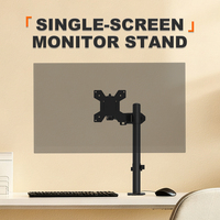 Support d'écran simple robuste KHCOOHOO personnalisé, compatible VESA, pour écrans de 13 à 27 pouces, rotation à 360° °   Rotation et inclinaison multi-angles