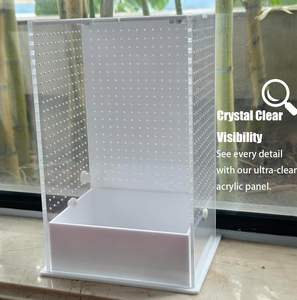 Petit Terrarium Araignée 4.7 \ "X 3.9 \" X 7.8 \ "pour Araignées Sauteuses Mante Priante Autres Invertébrés Présentoir pour Arboréal - Product Image 2