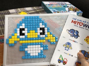 1400+ Pieces Creative Pixel Mosaic Pegboard Puzzle <b>Educational</b> <b>Toy</b> Building Blocks Early Learning HALO OEM ODM - Product Image 6