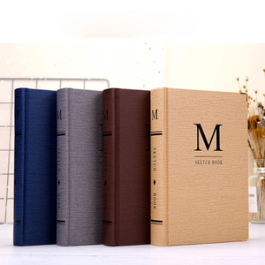 Carnet <span class=keywords><strong>de</strong></span> <span class=keywords><strong>croquis</strong></span> rétro à couverture rigide épaissi, carnet <span class=keywords><strong>vierge</strong></span> A5 - Product Image 4