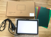 Kit de Réalisation Vidéo Lumière LED 8 Watts avec Support 1.7 M pour Studio Photo Audio Streaming en Direct Éclairage d'Appoint TikTok