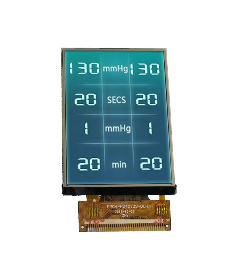 2.4 inch lcd display touch display 240*320 TFT Screen 2.4 inch TFT Medical screen resistive touch screen MCU