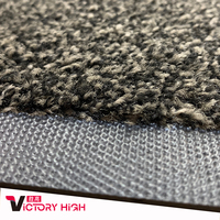 Tapis de porte moderne en nylon doux teint en fil, extra épais, imperméable, lavable en machine, avec dos antidérapant en caoutchouc, pour usage extérieur et domestique