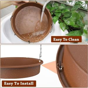 Diseño colgante Alimentador <span class=keywords><strong>de</strong></span> <span class=keywords><strong>pájaros</strong></span> Cadena <span class=keywords><strong>de</strong></span> metal Bomba <span class=keywords><strong>de</strong></span> Fuente Solar <span class=keywords><strong>Jardín</strong></span> al aire libre Alimentación <span class=keywords><strong>de</strong></span> <span class=keywords><strong>pájaros</strong></span> y lavabo <span class=keywords><strong>para</strong></span> beber Fuente <span class=keywords><strong>de</strong></span> baño <span class=keywords><strong>para</strong></span> <span class=keywords><strong>pájaros</strong></span> - Product Image 5