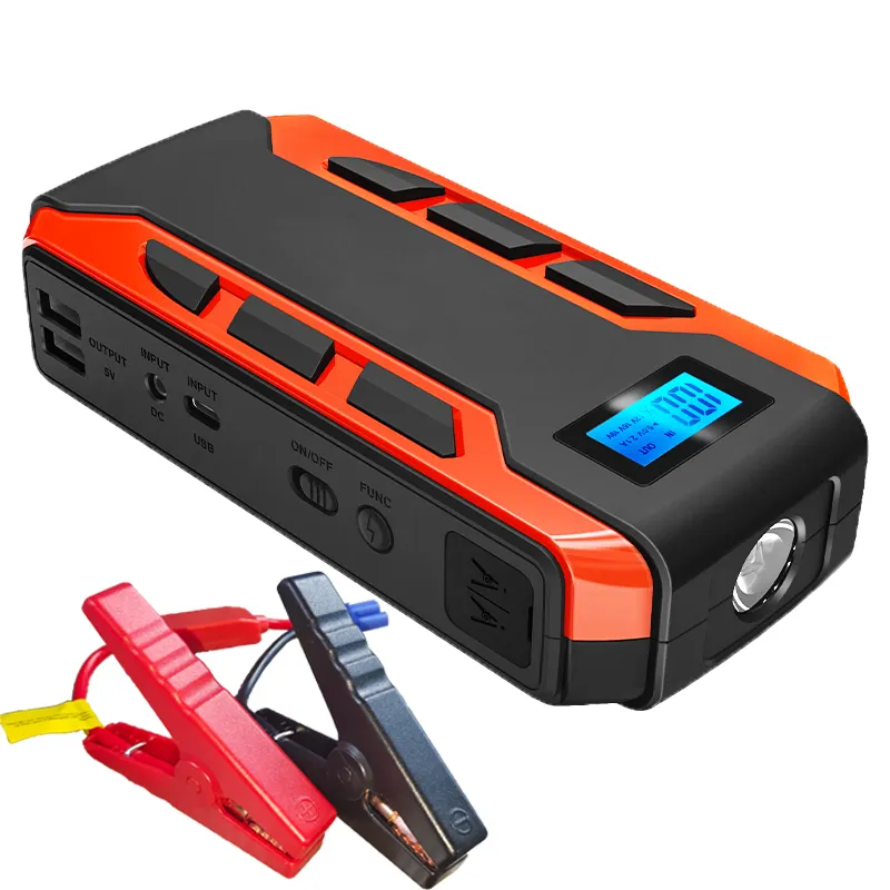 Портативное автомобильное пусковое устройство с пиковым током 2000 А, 12 В