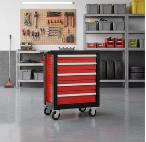 Chariot à outils à 7 tiroirs avec ensemble d'outils en mousse EVA de 273 pièces, armoire de rangement d'outils robuste pour <span class=keywords><strong>garage</strong></span>, atelier de mécanique, réparation automobile à domicile - Product Image 2