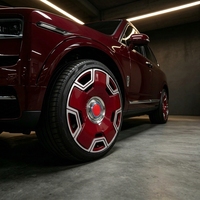 Jantes en alliage forgé sur mesure, 1 pièce, rouge bonbon, pleine face, Aero Disc, 20, 21, 22 pouces, 5x112, 5x120, 5x130, pour Mercedes Classe S Maybach