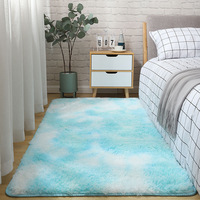 Tapis moelleux et doux, tapis luxueux et duveteux pour chambre à coucher, salon, tapis en fourrure pelucheuse