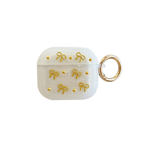 Estuche Protector para Auriculares con Corona de Lazo Dorado y Serpiente Dorada para iPhone <span class=keywords><strong>AirPods</strong></span> Pro 3 <span class=keywords><strong>AirPods</strong></span> 4, Resistente a Golpes, Venta al por Mayor de Fábrica - Product Image 6