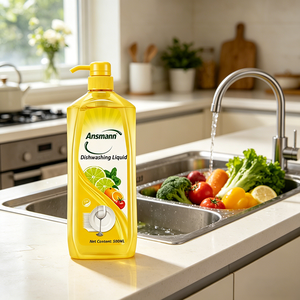 Liquide <span class=keywords><strong>vaisselle</strong></span> écologique Ansmann parfum agrumes, formule douce, rinçage rapide, détergent de cuisine <span class=keywords><strong>pour</strong></span> <span class=keywords><strong>vaisselle</strong></span> et fruits, 15-30% - Product Image 2