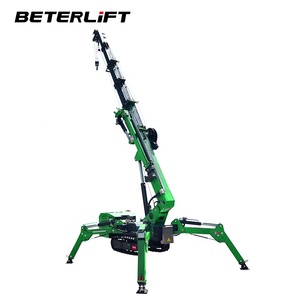 Grue araignée à prix d'usine 3, 5 et 10 tonnes, rotation à 360 degrés, grue télescopique, grue araignée à flèche articulée, grue araignée à chenilles pliables - Product Image 2
