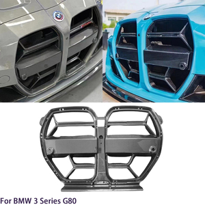 กระจังหน้าคาร์บอนไฟเบอร์สำหรับรถยนต์ BMW ซีรีส์ 3 M3 G80 ปี 2019-2025 - Product Image 2