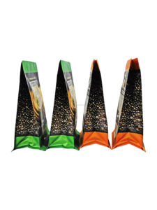 Оптовая Продажа с фабрики, сумка на молнии с плоским дном, квадратное дно, упаковка для кофейного окна, пластиковый китайский дизайн - Product Image 2