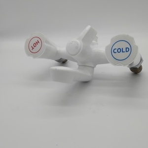 Vòi Sen Nóng Lạnh Hai Tay Cầm Bằng Thép Nhựa Giá Rẻ Vòi Nóng Lạnh - Product Image 2