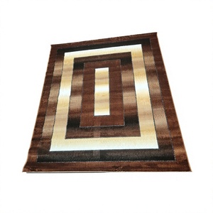 Alfombra Moderna de Poliéster Resistente a las Manchas, Diseño de Rompecabezas, Cuadrada, Estilo Turco Adiva, Pelo Alto, Fabricada a Máquina, para Salón, Uso en África - Product Image 1