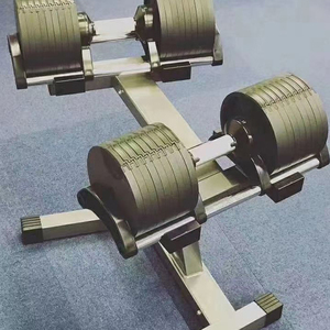 Haltère réglable à changement rapide avec plateau <span class=keywords><strong>de</strong></span> rangement pour <span class=keywords><strong>musculation</strong></span>, <span class=keywords><strong>musculation</strong></span> et fitness - Product Image 4