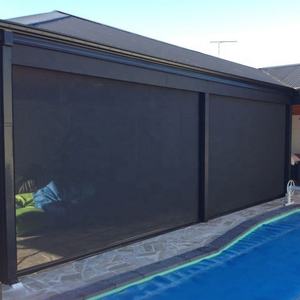 Stores roulants en maille 8 pièces, <span class=keywords><strong>poignée</strong></span> sur <span class=keywords><strong>manivelle</strong></span>, pour l'extérieur, dimensions de 35mm, motorisés, rouleau - Product Image 2