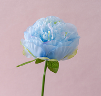 Bunga Peony buatan 32cm, bunga Peony sutra tunggal gaya Modern warna-warni untuk dekorasi pernikahan rumah Hari Ibu
