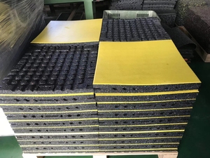 Nhiệm vụ nặng nề gạch cao su màu xanh lá cây không trượt sàn Mat cho sân chơi công viên phòng tập thể dục trong nhà và ngoài trời - Product Image 4