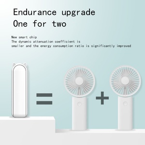 Mini-ventilateur USB portable personnalisé, rafraîchisseur d'air manuel d'été avec batterie rechargeable, plusieurs couleurs, installation OEM - Product Image 5