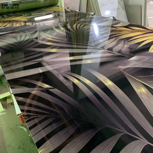 Noir Pvc Marbre Feuille Laminas De Laminado Pvc Placas Pvc Couleur Marmol - Product Image 1