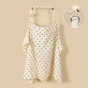 Maternity Nursing Cover Baby <strong>Breastfeeding</strong> <strong>Sling</strong> Cotton Mother Lactation Apron Towel Breathable Side Slit Loose Fit - Product Image 6