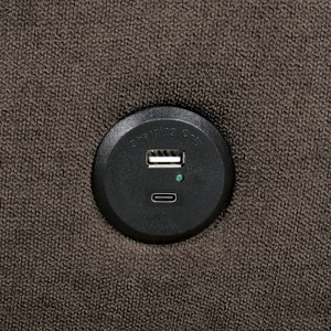 Sofá Futón Color Gris Convertible <span class=keywords><strong>en</strong></span> <span class=keywords><strong>Cama</strong></span>, Tapizado <span class=keywords><strong>en</strong></span> Tela, Patas de Hierro, Respaldo con Soporte, 1 Pieza, Sofá con Resorte de Bolsillo - Product Image 5